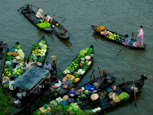 Marché flottant de Cai Be