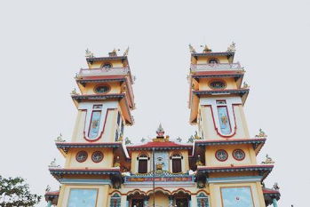 Temple Cao Dai au delta du Mékong