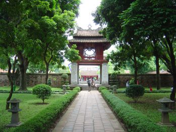 Temple de littérature à Hanoi