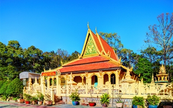 Pagode Khmer d'Ang à Tra Vinh