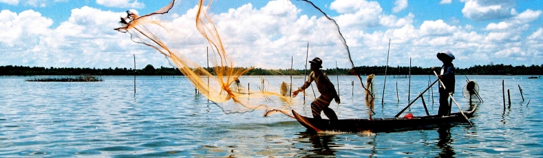 pêche au delta du mékong