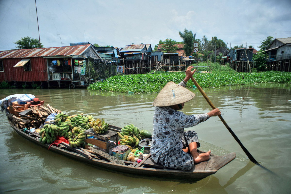 marche flottant chau doc